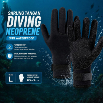 RaamKa Sarung Tangan Diving Neoprene 3mm Waterproof Snorkeling Surfing - ST-05