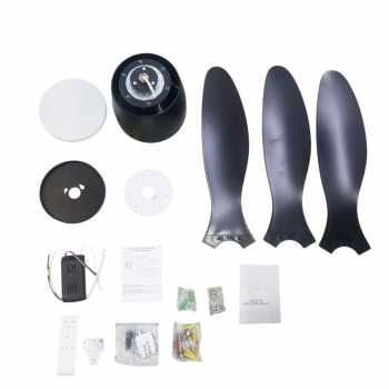 Gambar produk SOVE Kipas Angin Gantung Lampu Tri Color Ceiling Fan 42 Inch - YN-45