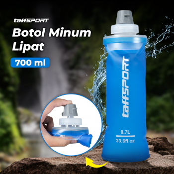 TaffSPORT Botol Minum Soft Flask Foldable Sport Water TPU - TS-80