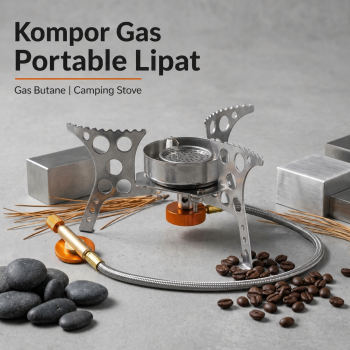 LivelyLife Kompor Gas Portable Lipat Outdoor 1 Burner Camping Stove - LV-39