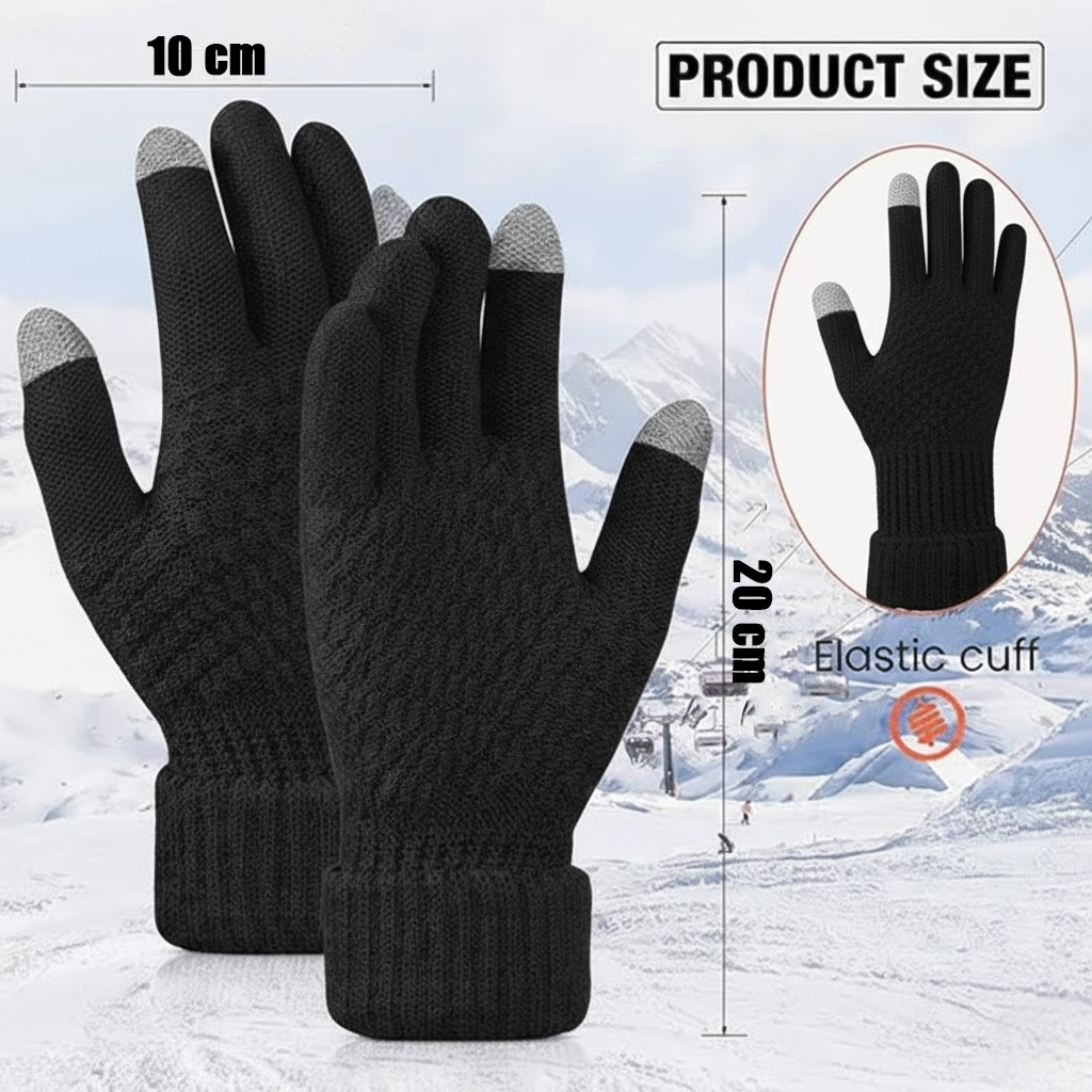 YRELS Sarung Tangan Touch Screen Winter Cycling Gloves Windproof - WR-10 Gambar produk YRELS Sarung Tangan Touch Screen Winter Cycling Gloves Windproof - WR-10