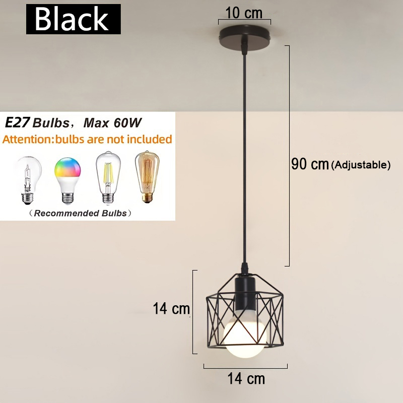 Gambar produk Depuley Fitting Lampu Gantung Vintage Pendant Light Adjustable E27 - DE27