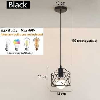 Gambar produk Depuley Fitting Lampu Gantung Vintage Pendant Light Adjustable E27 - DE27