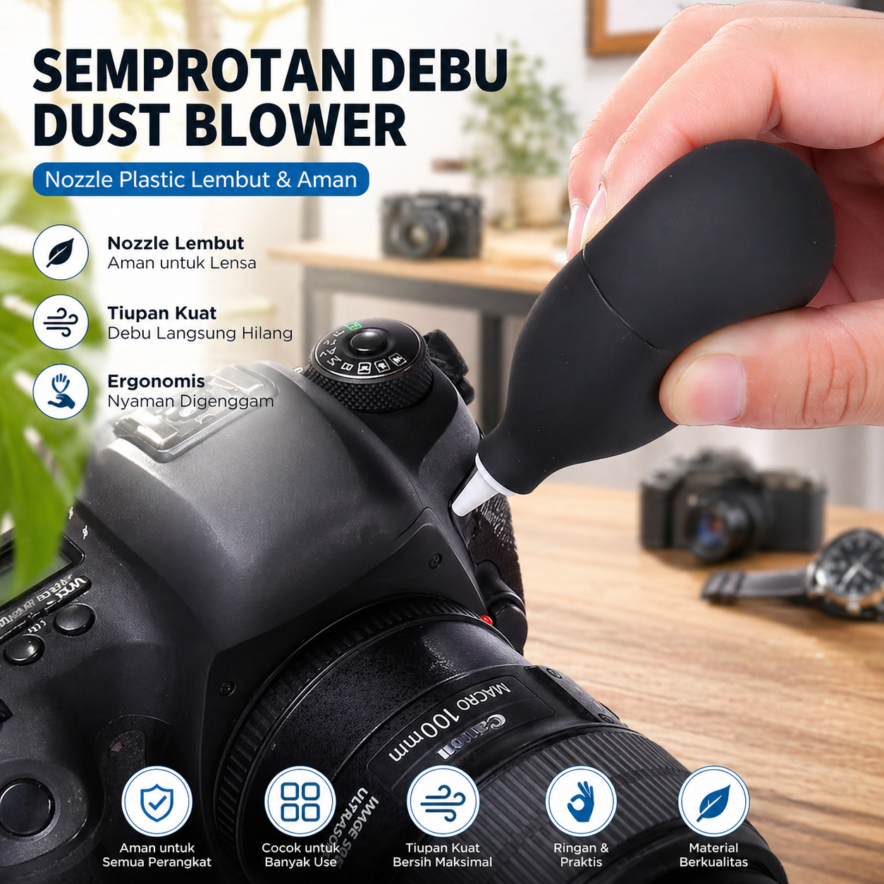 Gambar produk Semprotan Debu Dust Blower Plastic Tip for Keyboard Lens Camera Watch - 1154 - Utama