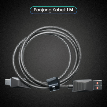 Gambar produk ESSAGER Kabel Data USB A to Type C Multifungsi Fast Charging 100W 1M - ES-X75