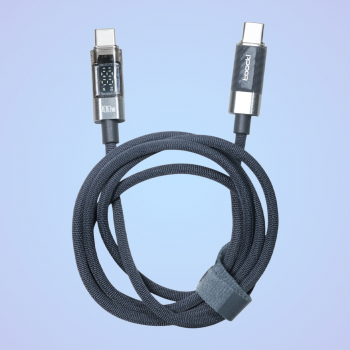 Gambar produk Toocki Kabel Data Type C to Type C Fast Charging LED Display 100W 1M - TXCTT1-ZX0G