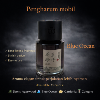 ELYSIAN Diffuser Pengharum Mobil Car Home Aromatherapy 3 Mode 140ml - CAS-02