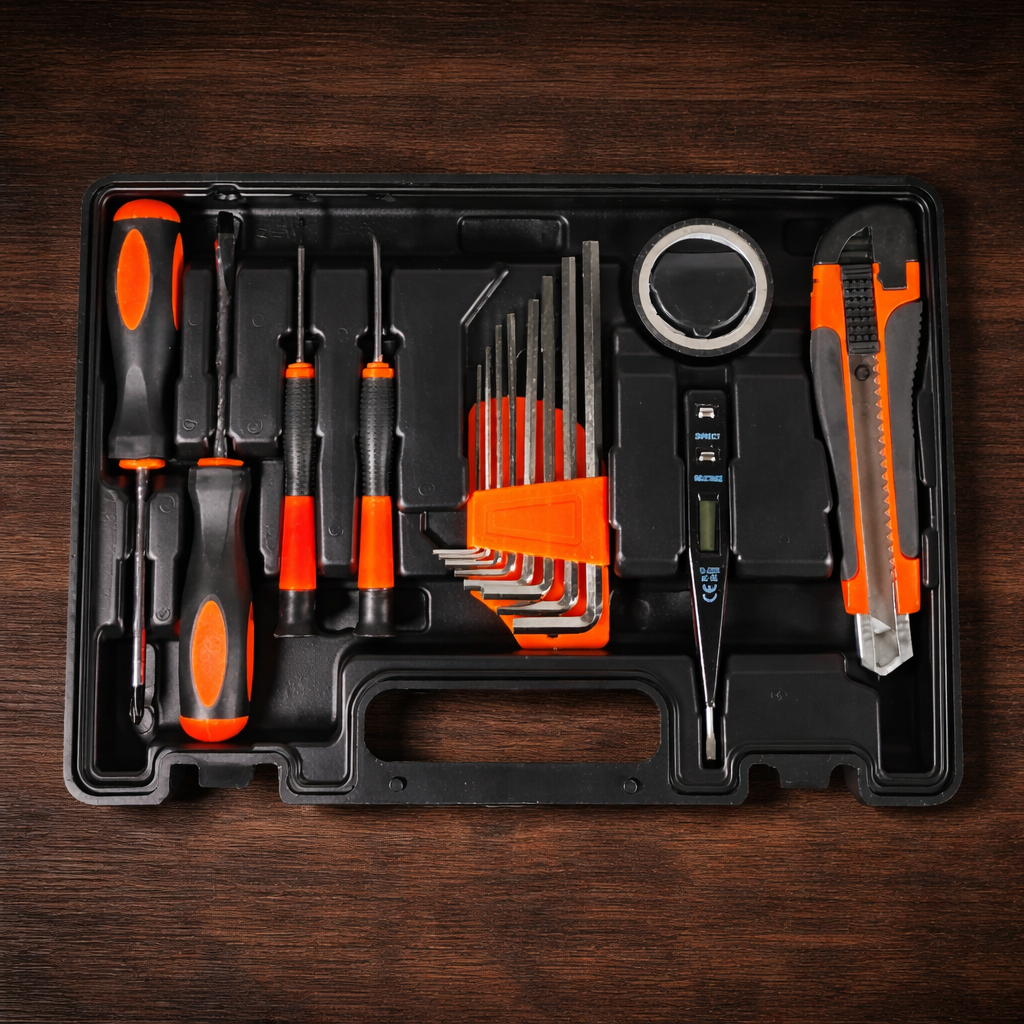 OLOEY Alat Set Perkakas Tang Palu Obeng with Box Storage 19in1 - BG50TC Gambar produk OLOEY Alat Set Perkakas Tang Palu Obeng with Box Storage 19in1 - BG50TC - 4