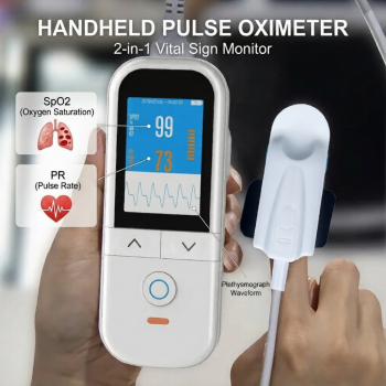SYUSYA Handheld Pulse Oximeter Alat Ukur Saturasi Oksigen Darah TFT - YK-820A