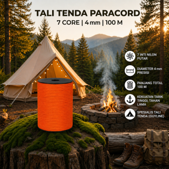 SHRADE Tali Tenda Paracord Rope Tent Camp 7 Core 4mm - SH139