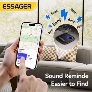 Gambar produk ESSAGER Smart Tag Tracker Bluetooth Finder Key iOS Support Only - WWQ Tag - 3