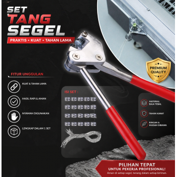 Gambar produk Chearw Set Tang Segel Sealing Plier with Lead Sealing and Wire - CW01