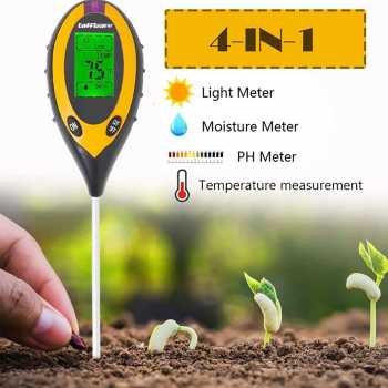 Taffware Pengukur Temperatur dan Kelembapan Tanah Soil PH - TPH01803