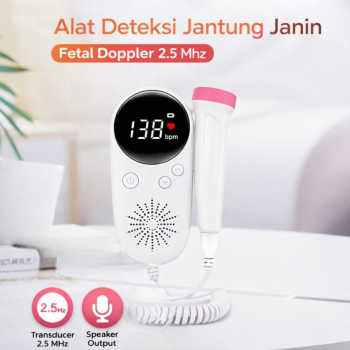 Gambar produk HS Alat Deteksi Jantung Janin Fetal Doppler Graphic Heart Rate 2.5MHz - W8-25