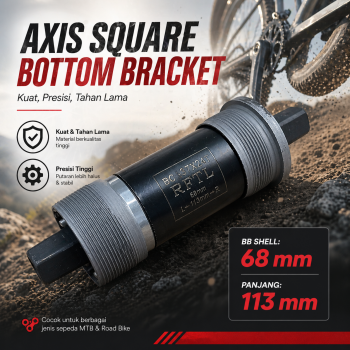 RFTL ZHONGSAI Axis Square Bottom Bracket Sepeda Mountain Bicycle 68mm - ZK-F-01