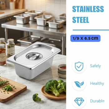 One Two Cups Food Container Stainless Steel Wadah Makanan Prasmanan - GN-201