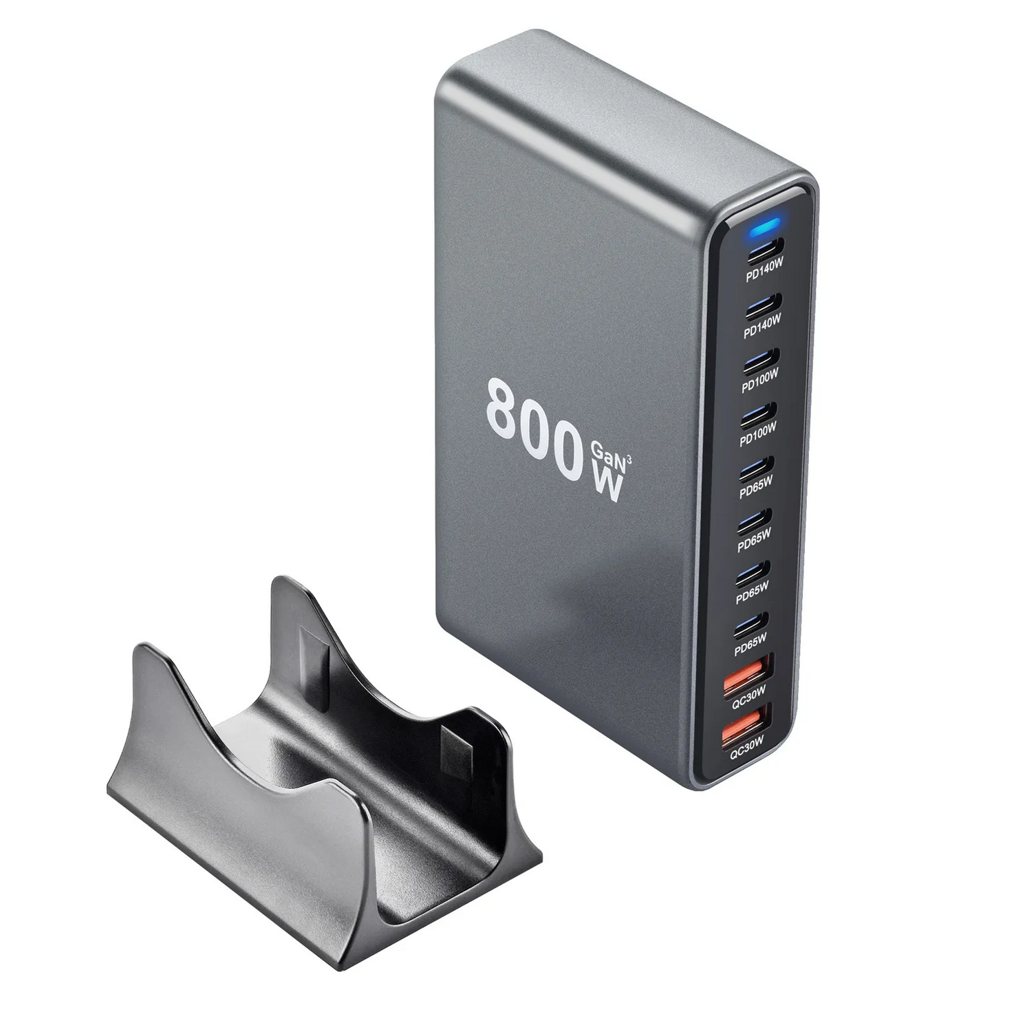 Gambar produk Taffware Charger Station Fast Charging USB Type C GaN3 10 Port 800W - YMX-800W