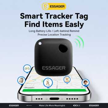 Gambar produk ESSAGER Smart Tag Tracker Bluetooth Finder Key iOS Support Only - WWQ Tag