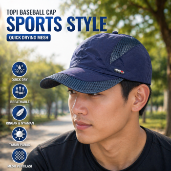 CNOTE Topi Baseball Cap Sports Style Quick Drying Mesh - CC-1