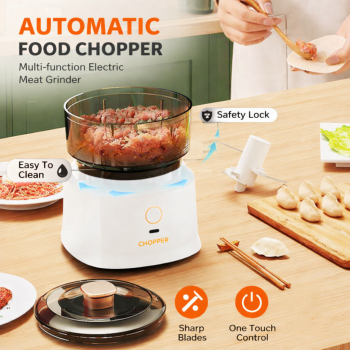 VKTECH Alat Penggiling Daging Multifungsi Electric Meat Grinder 350ml - MY-01