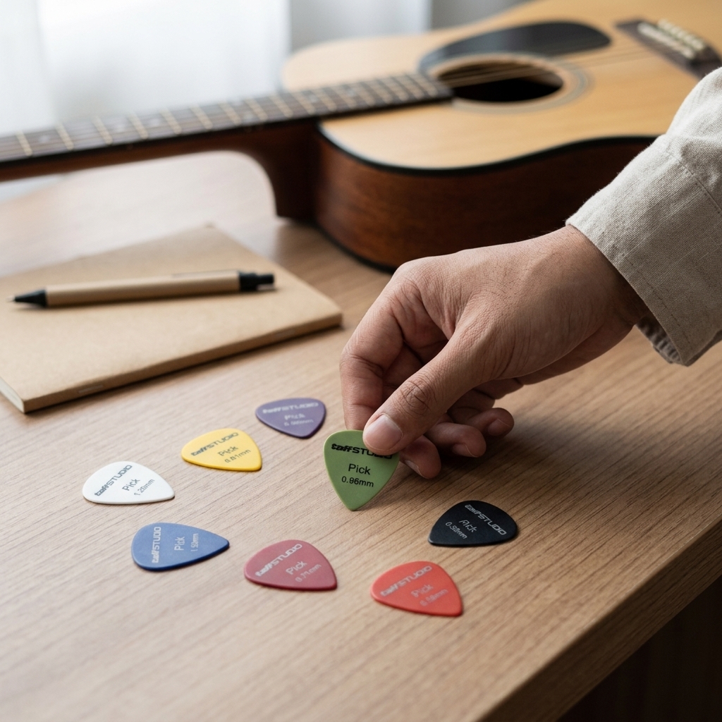 Gambar produk TaffSTUDIO Pick Gitar Akustik Electric Plectrum Assorted 50 PCS - A011A