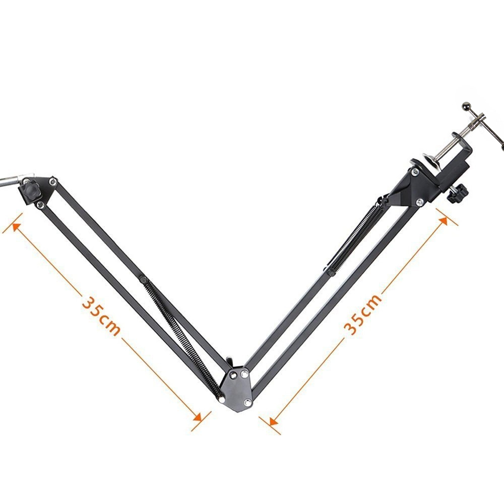 TaffSTUDIO Smartphone Holder Suspension Boom Scissor Arm Stand - NB-35 Gambar produk TaffSTUDIO Smartphone Holder Suspension Boom Scissor Arm Stand - NB-35 - 7
