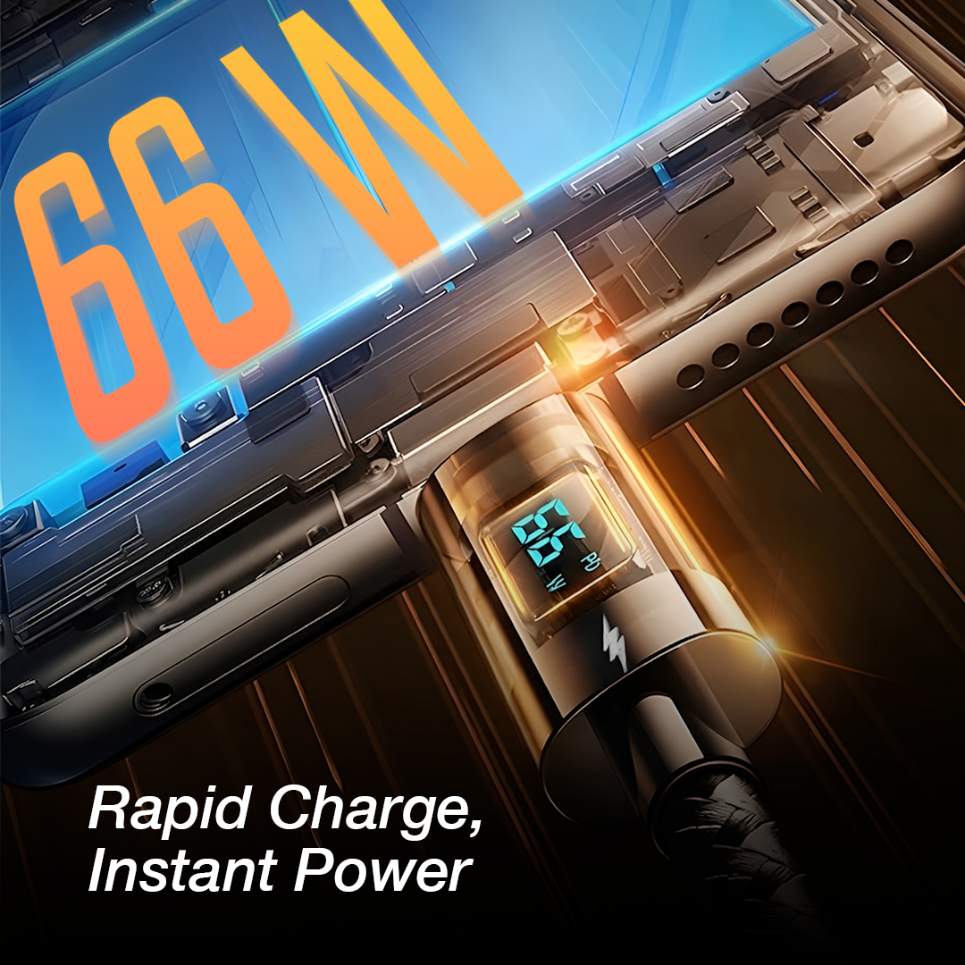 Gambar produk INXAMY Kabel Charger USB Type C Fast Charging Braided 66W 1.2M - XM66