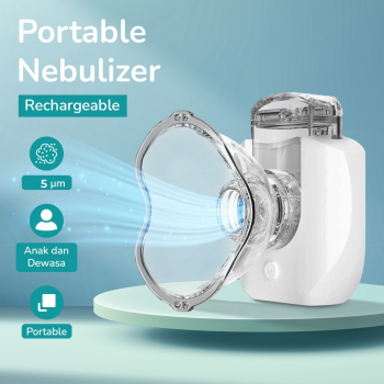LEGGONG Alat Terapi Pernapasan Mesh Nebulizer Portable Inhaler - HSK-W005