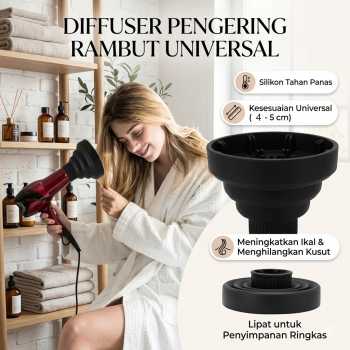 Gambar produk Meiye Diffuser Pengering Rambut Universal Hair Styling with Hood - MYE