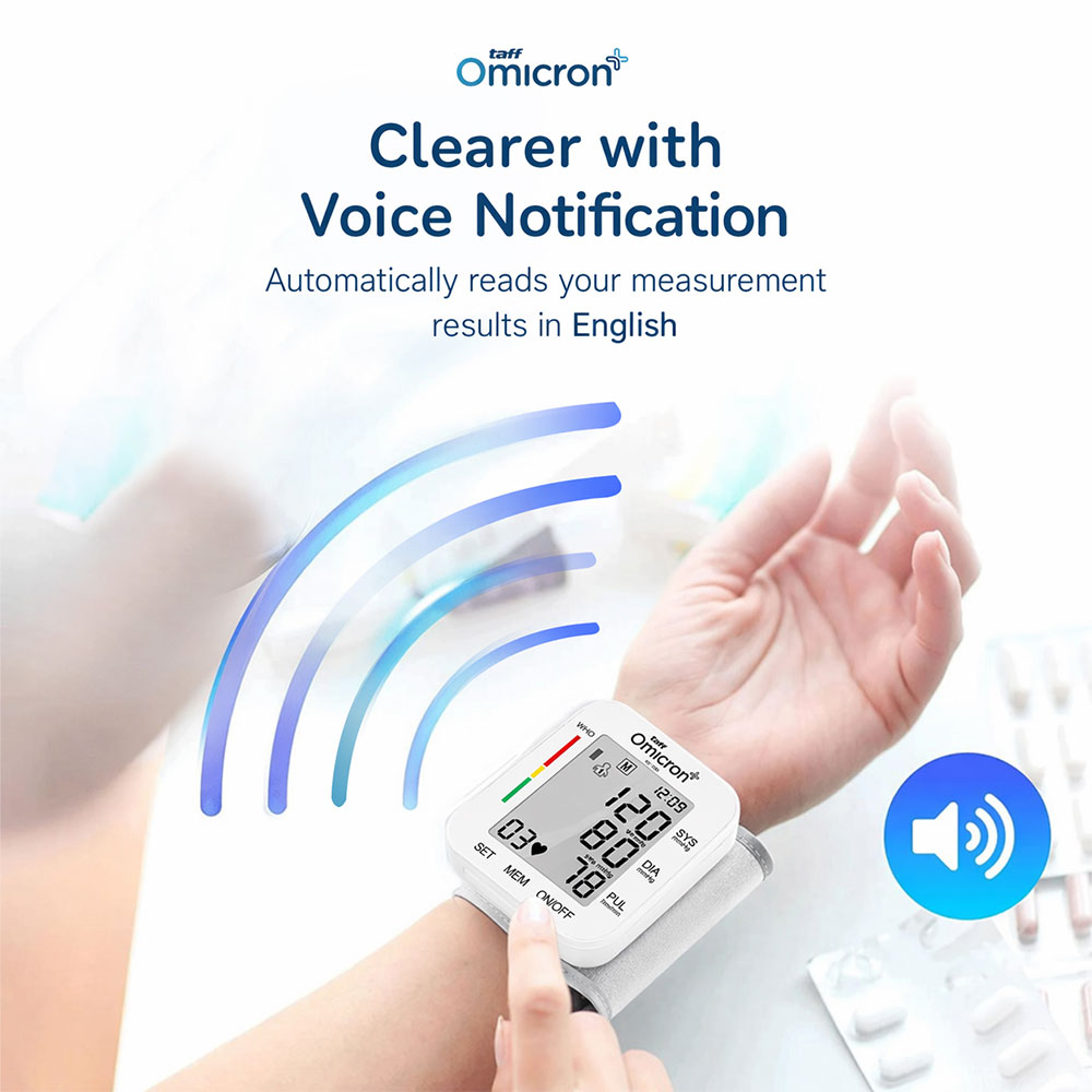 TaffOmicron Tensimeter Digital Pengukur Tekanan Darah Bahasa Inggris - RZ-204 Gambar produk TaffOmicron Tensimeter Digital Pengukur Tekanan Darah Bahasa Inggris - RZ-204