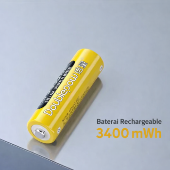 Doublepow Baterai Rechargeable AA 3400mWh 1.5V 1 PCS - DP-3100