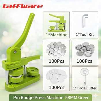Taffware Mesin Press Pin Bros Peniti Bulat Rotating Badge Button Maker - SG-168