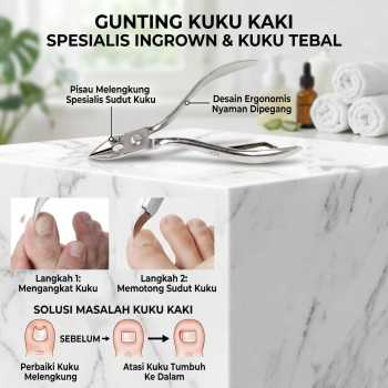 Gambar produk KNIFEZER Gunting Kuku Kaki Toe Nail Clipper Foot Care