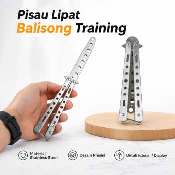 Tian Sen Pisau Lipat Training Balisong Portable Knife - TS01