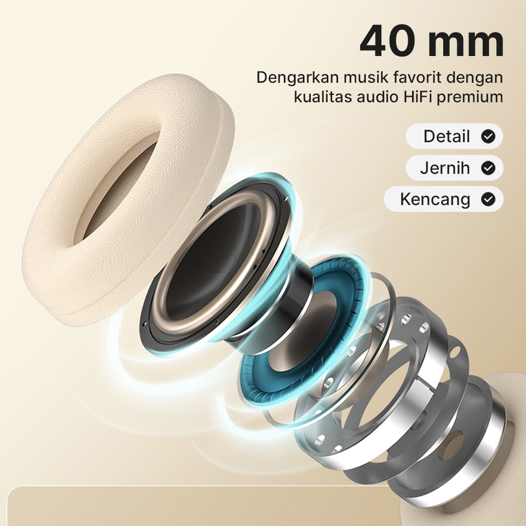 NEWSNR Headphone Bluetooth 5.1 Noise Reduction TF AUX Foldable 150mAh - DR-58 Gambar produk NEWSNR Headphone Bluetooth 5.1 Noise Reduction TF AUX Foldable 150mAh - DR-58