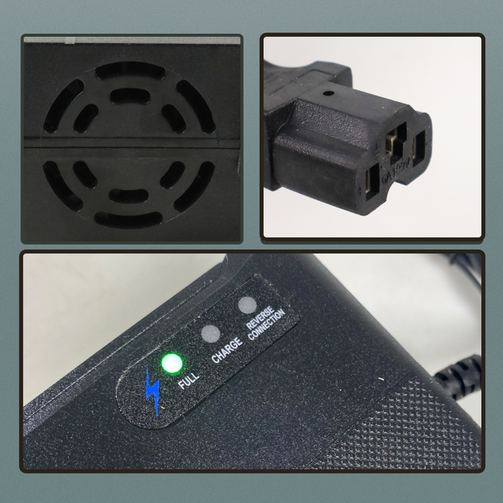 Gambar produk OTOHEROES Charger Aki Sepeda Listrik Portable Battery Charger 48V 2.8A - YF2023-06 - 2