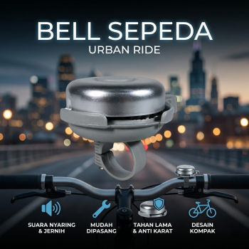 TaffSPORT Bell Sepeda Handlebar Safety Cycling Ring Horn - COO5