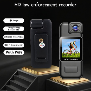 EDUPEE Body Cam Mini Camera Full HD 4K 2MP Rotating Lens 600mAh - ZC-M11