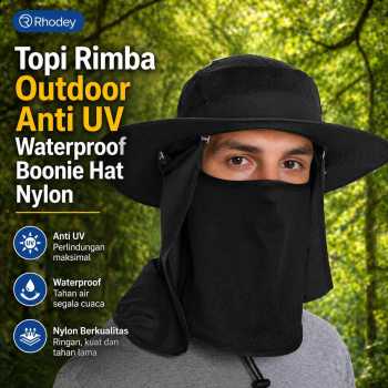 Gambar produk Rhodey Topi Rimba Outdoor Anti UV Waterproof Boonie Hat Nylon - AFS5