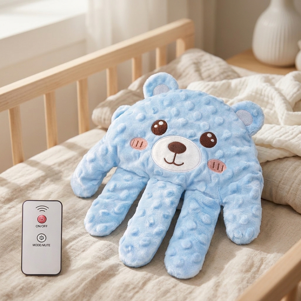 Toddi Alat Pembantu Tidur Bayi Soothing Palm Patting Rechargeable - YM-05 Gambar produk Toddi Alat Pembantu Tidur Bayi Soothing Palm Patting Rechargeable - YM-05