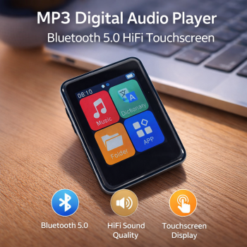 TaffSTUDIO MP3 Digital Audio Player Bluetooth 5.0 HiFi Touchscreen - OK30