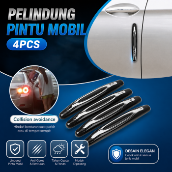 Automobiles Pelindung Pintu Mobil Car Door Bumper Guard 4 PCS - SD-2157