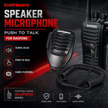 Gambar produk Taffware Speaker Microphone Push To Talk PTT for Baofeng Walkie Talkie - RS-114