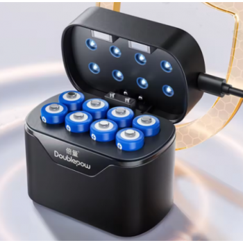 Doublepow Charger Baterai 8 Slot AA Ni-MH Ni-CD Li-Ion with LED - H58