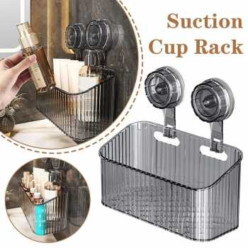 KITPIPI Rak Gantung Kamar Mandi Organizer Storage Rack Suction Cup - 10P