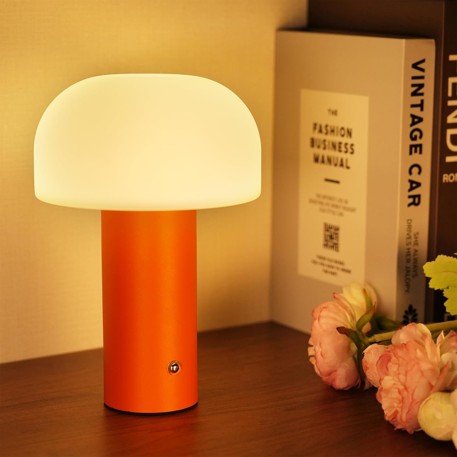 Gambar produk MAGCHARM Lampu Meja Hias Touch LED 3in1 Color Mushroom Lamp 1200mAh 3W - MG-12