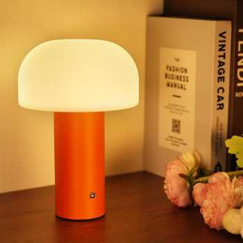 Gambar produk MAGCHARM Lampu Meja Hias Touch LED 3in1 Color Mushroom Lamp 1200mAh 3W - MG-12
