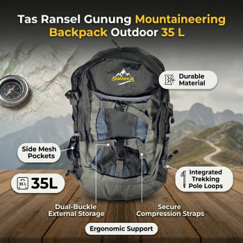 Guanhua Tas Ransel Gunung Mountaineering Backpack Outdoor 35 L - NH15Y001-Z