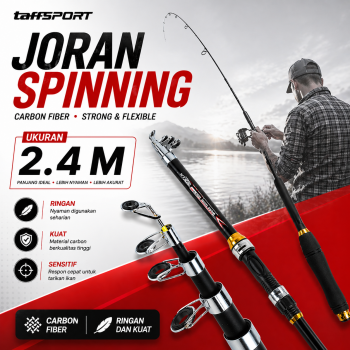 TaffSPORT GHOTDA Joran Pancing Spinning Carbon Fiber 5-6 Section - C562L