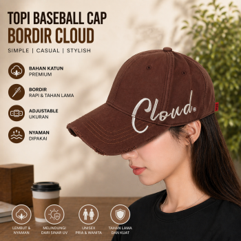 MXS Topi Baseball Cap Bordir Cloud - GN-56